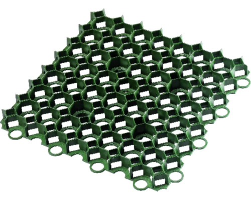Dalle alvéolée pour gazon en plastique