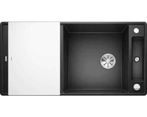 Évier en matériau composite avec planche à découper