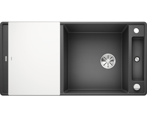 Évier de cuisine avec planche à découper