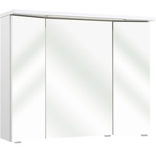 Armoire de toilette à LED pelipal Enna I lxhxp 90x72x20 cm blanc brillant