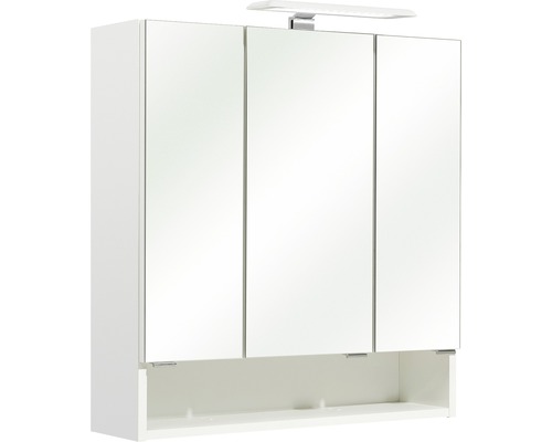 Armoire de toilette pelipal Sarah I 65 cm blanc 3 porte LED