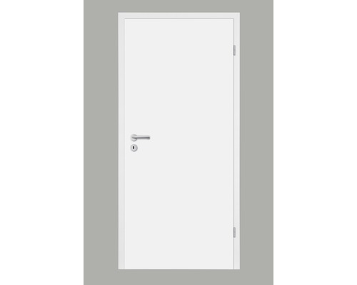Porte intérieure Pertura Soley Laque blanche 86.0x198.5 cm droite
