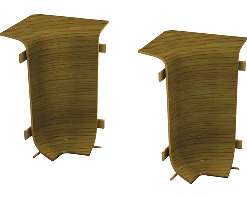 Angles intérieurs pour plinthe de serrage chêne montana 50 mm (2 unités)
