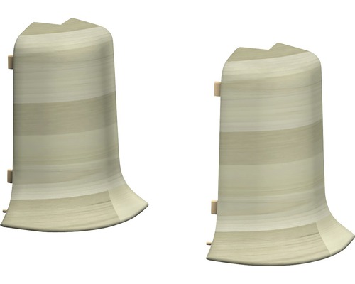 Angles extérieurs pour plinthe de serrage woodstock 50 mm (2 unités)