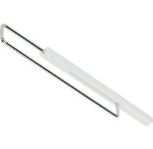 Kleiderbügelhalter ausziehbar, 300 mm, vernickelt-weiss, 1 Stück