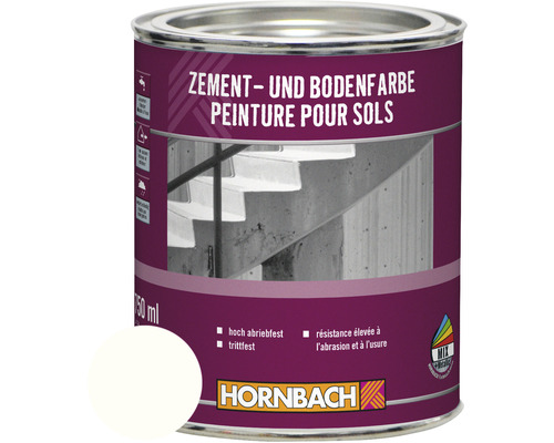 Peinture pour ciment et sol dans un seau de peinture