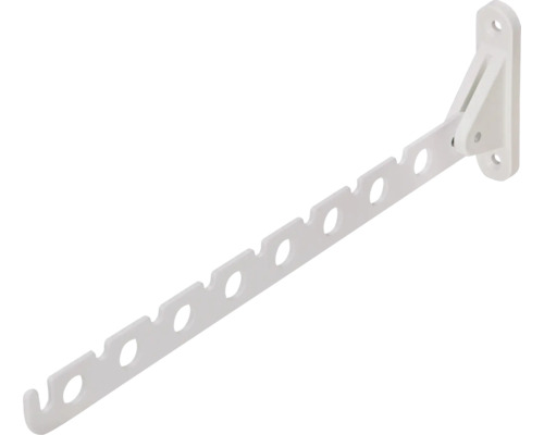 Kleiderlüfter zum Einklappen, 310 mm, weiss, 1 Stück Kleiderlüfter zum Einklappen, 310 mm, weiss, 1 Stück