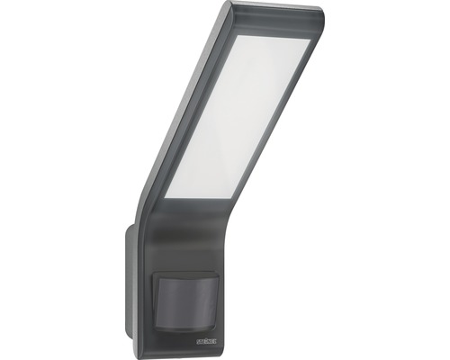 Luminaire avec capteur X LED IP 44 slim anthracite