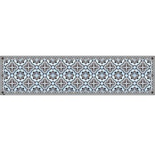 Motif de carreaux de céramique clairs avec des motifs floraux