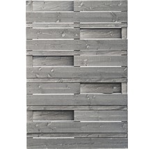 Élément de clôture Vintage Design 90x135 cm gris
