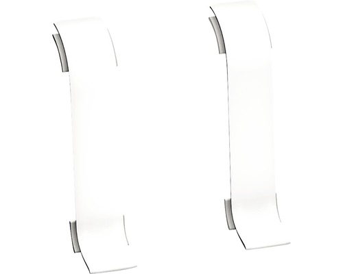 Raccord pour conduit de câble blanc 60 mm (lot de 2)