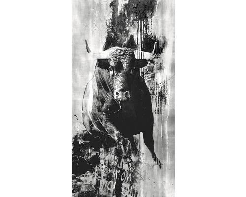 Image abstraite d''un taureau sur toile