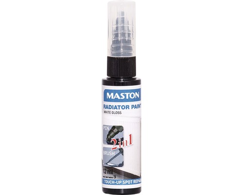 Maston Lackstift Radiator paint glänzend weiss 12 ml Maston Heizkörperlack Weiss Glänzend, 12 ml Flasche mit Pinsel und Stift