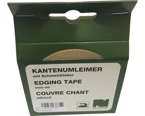 Bande de chant thermocollante dans un emballage
