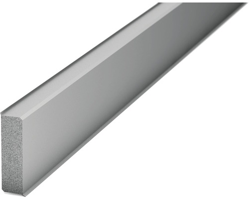 Hartschaum-Sockelleiste Tondo grau 12x40x2500 mm