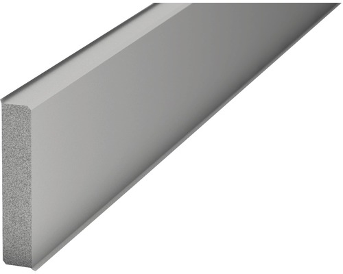Hartschaum-Sockelleiste Tondo grau 12x60x2500 mm