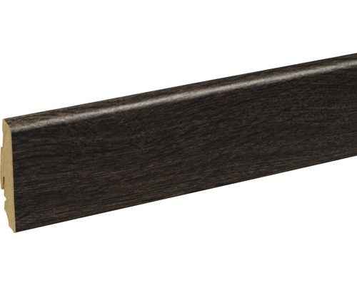 Plinthe SKANDOR chêne foncé FOEI467 FU60L 19 x 58 x 2400 mm Plinthe en bois