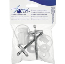 Scharnier für Duroplast WC-Sitze Cabras in Verpackung