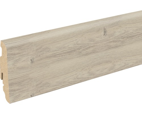 Plinthe SKANDOR chêne Calais FOEI811 FU60L 19 x 58 x 2400 mm Plinthe aspect bois