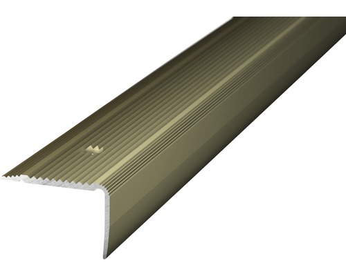 Treppenkantenprofil Alu Edelstahl matt gelocht 30 x 20 x 1000 mm