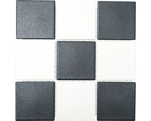 Keramikmosaik RAT 148 30x30 cm schwarz weiss Keramikmosaik RAT 148 30x30 cm schwarz weiss