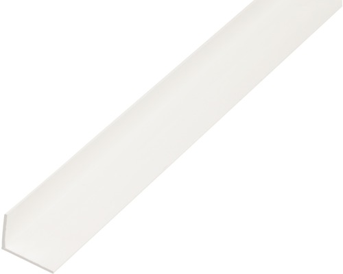 Profilé d’angle PVC blanc 20 x 10 x 1,5 mm x 1,5 mm , 2,6 m