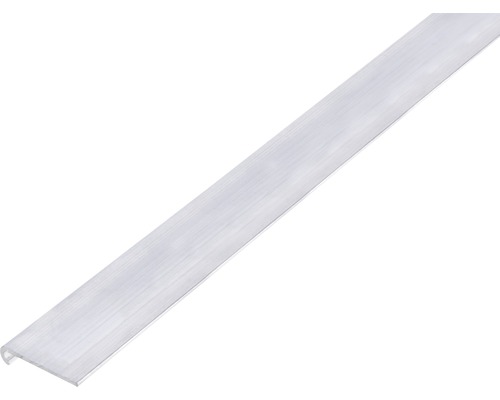 Abschlussprofil rund Alu natur 26x6x1,3 mm, 1 m Kunststoffprofilleiste