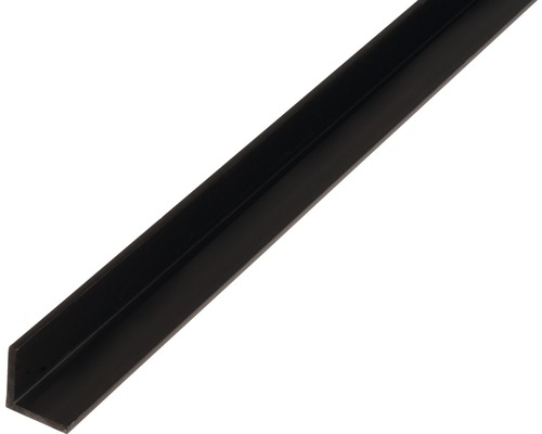 Profilé d’angle PVC noir 10 x 10 x 1 mm x 1 mm , 2,6 m