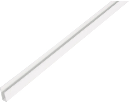 Profilé de finition PVC blanc 15 x 6 x 1 mm x 1 mm , 1 m