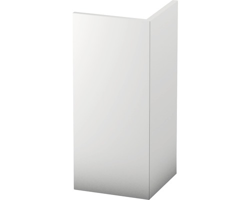 Profilé d’angle en PVC rigide blanc 2500x20x20 mm