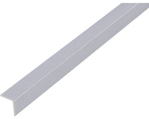 Profilé d’angle PVC gris 15 x 15 x 1 mm x 1 mm , 1 m