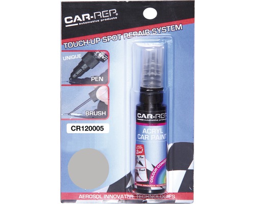 Maston Reparatur-Lackstift CR12005 für PKW grau Car-Rep Autolack-Reparaturstift mit Pinsel und Stift