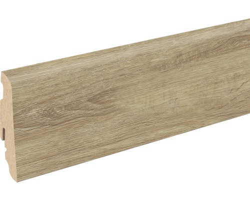 Plinthe SKANDOR chêne cérusé FOEI703 FU60L19 x 58 x 2400 mm Plinthe en bois aspect bois