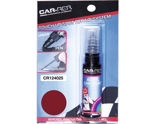 Maston Crayon de retouche CR124025 pour voitures rouge Car-Rep Stylo de retouche peinture automobile