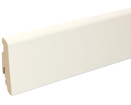 Plinthe SKANDOR blanc pur RAL 9010 FOFA655 FU60L 19 x 58 x 2400 mm
