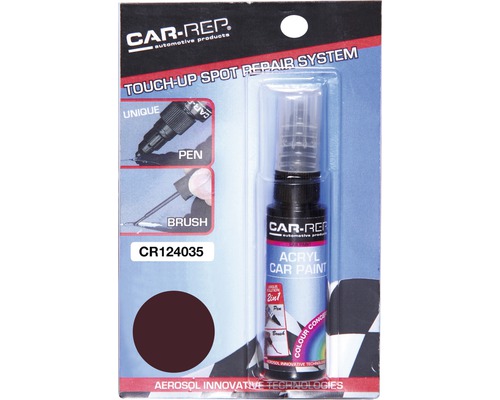 Maston Crayon de retouche CR124035 pour voitures rouge CAR-REP Stylo de retouche pour réparer les dommages de la peinture automobile