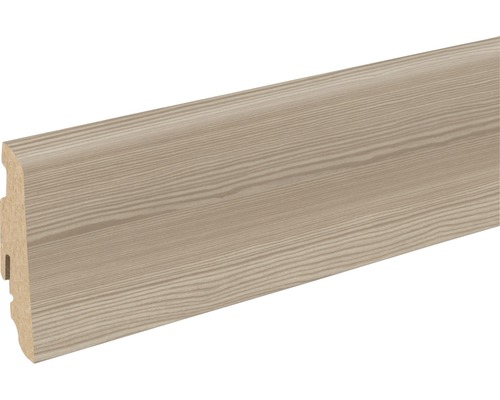 Plinthe SKANDOR mélèze des Alpes FOKI195 FU60L 19 x 58 x 2400 mm Plinthe en bois