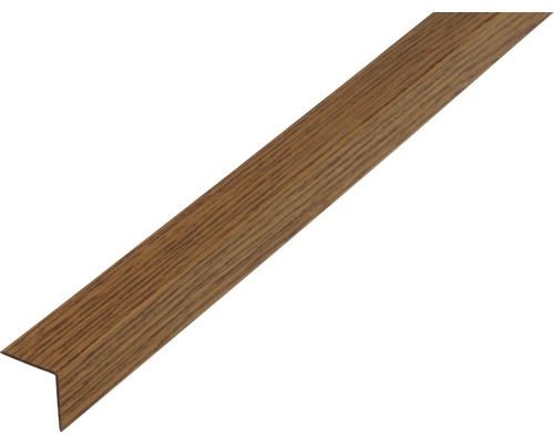 Profilé d’angle PVC bois 20 x 20 x 1,5 mm x 1,5 mm , 2 m Profilé d''angle en bois