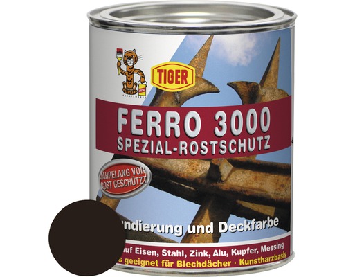 Tiger Ferro 3000 seidenmatt RAL 8017 schokoladenbraun 750 ml