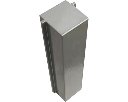 Entretoise 2,8x2,3x30 cm, argent Raccord d''angle en aluminium