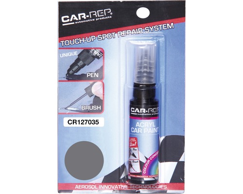 Maston Crayon de retouche CR127035 pour voitures argent métallique CAR-REP Peinture automobile acrylique pour retoucher les dommages de peinture