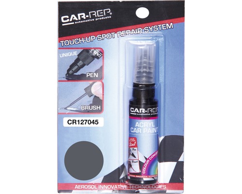Maston Crayon de retouche CR127045 pour voitures argent métallique CAR-REP Stylo de retouche pour réparer les dommages de peinture sur la voiture