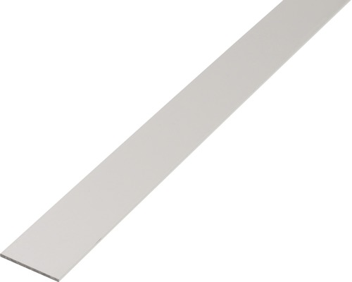 Barre plate Aluminium argent 15 x 2 x 2 mm , 2,6 m