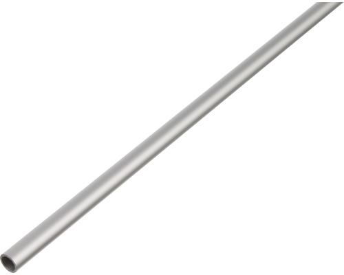 Tube rond Aluminium argent 25 x 1,5 x 1,5 mm , 2,6 m Tube en métal