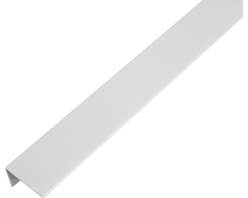 Profilé d’angle PVC gris 25 x 15 x 1 mm x 1 mm , 1 m