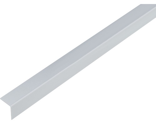 Profilé d’angle PVC gris 25 x 15 x 1 mm x 1 mm , 2,6 m