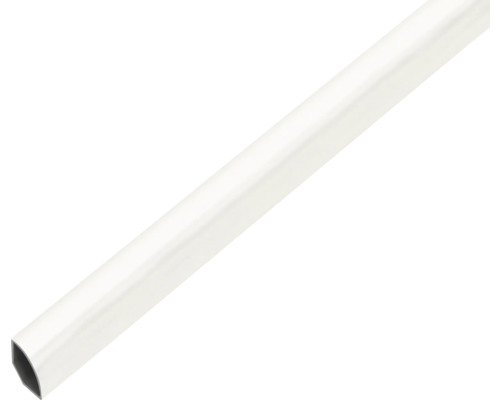 Profilé quart de cercle PVC blanc 22 x 1,2 mm , 2,6 m