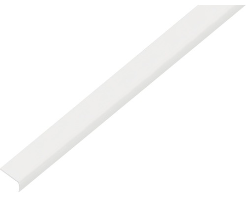 Abschlussprofil PVC weiss 19 x 7 x 1 x 1 mm 1 m