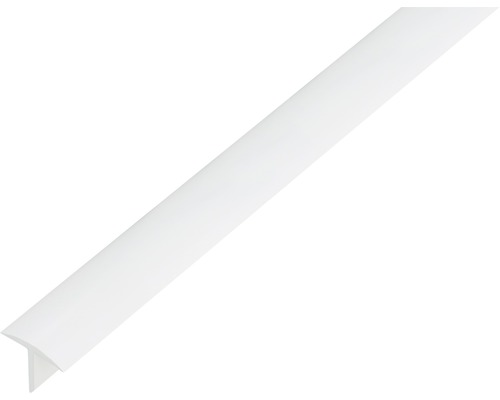 Profilé en T PVC blanc 25 x 18 x 2 mm x 2 mm , 1 m