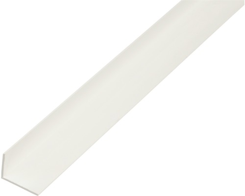 Winkelprofil PVC weiss 40 x 10 x 2 x 2 mm 2,6 m Kunststoff-Winkelprofil
